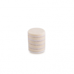 SPTA 5Pcs 25mm Wool Felt Polishing Pad Set - Felt Buffing Pad Wool Polishing Bits , Wool Polishing Pad Buffing Wheels Flocking Hook & Loop Back for Random Orbital Sander