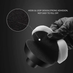 SPTA 2Pack 3Inch Gray Light Cut & Polish Pad for Car Buffer Polisher Compound Polishing, Buffing, Compounding, And removal of ultra-fine swirl marks, car wash scratches, and hazing, leaving a swirl-free gloss finish For Car Detailing, Tight Areas and Sma