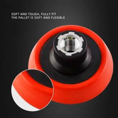 SPTA Thick Flexible Hook and Loop Rotary Backing Plate With M14 Thread for Car Detailing