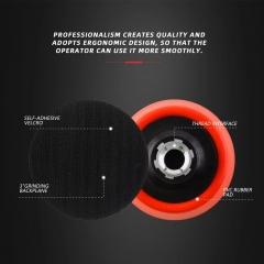 SPTA Thick Flexible Hook and Loop Rotary Backing Plate With M14 Thread for Car Detailing