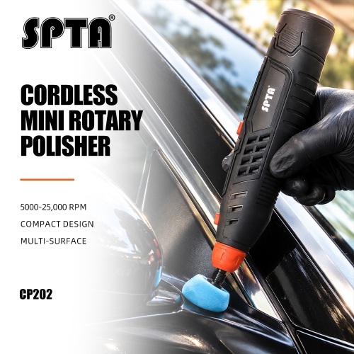 SPTA CP202 Cordless Rotary Tools Lightweight 6-Level Speed Setting For spot Part Polishing,Detail Polishing