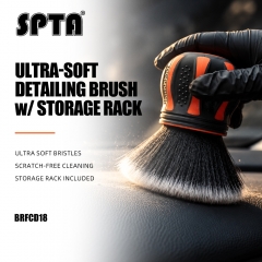 SPTA New Arrival Curveball Ultra Soft Gentle Cleaning Brush With Storage Rack for Car Detailing