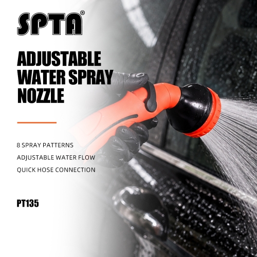 SPTA Hand-Held Multi-functional Watering Spray Gun Car Wash High Pressure Sprayer Garden Spray Nozzle Irrigation Sprayer