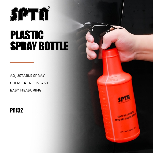 SPTA 750ml Professional Sprayer Acid and Alkali Resistant Atomozing Sprinkling Can Adjustable Nozzle for Car Beauty