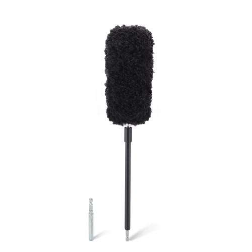 Drill Wheel Brush, Drill Microfiber Wheel Brush, SPTA 1 Pc Soft Microfiber Extended Reach Rim Drill Wheel Brush,with 1 adddtional Drill Adapter for Electric Drill