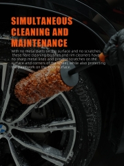 SPTA Car Wheel Brush, Microfibre Rim Brush , Rim Cleaner Brush for Wheel Cleaning, Wheel Cleaning Brush for All Wheel Types
