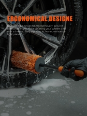 SPTA Car Wheel Brush, Microfibre Rim Brush , Rim Cleaner Brush for Wheel Cleaning, Wheel Cleaning Brush for All Wheel Types
