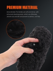 Drill Wheel Brush, Drill Microfiber Wheel Brush, SPTA 1 Pc Soft Microfiber Extended Reach Rim Drill Wheel Brush,with 1 adddtional Drill Adapter for Electric Drill