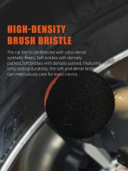 SPTA Tire Soft Shine Applicator Brush, Reusable Tire Shine Applicator Brush, Soft Bristle Tool for Application, Ergonomic Grip,Mess-Free Gel & Liquid Tire Dressing Brush for Trim and Rubber Surfaces