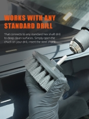 SPTA Light Duty Spinner Drill Brush Attachment, Multi-Surface
