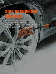 SPTA Car Wheel Brush, Microfibre Rim Brush , Rim Cleaner Brush for Wheel Cleaning, Wheel Cleaning Brush for All Wheel Types