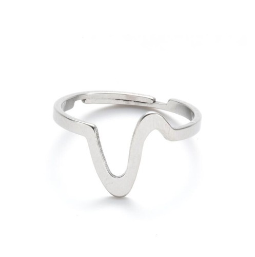Mountain adjustable opening ring in stainless steel GJZ037-S