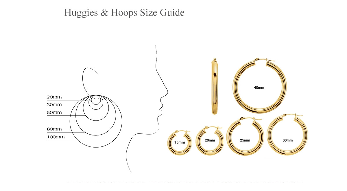 Hoops & Huggies Size Guide