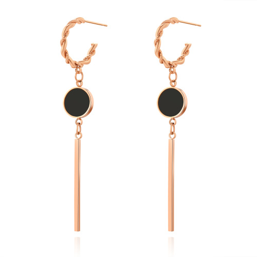 Elegant Tassels STAINLESS STEEL DROP EARRINGS / Boucle d'oreilles en acier inoxydable