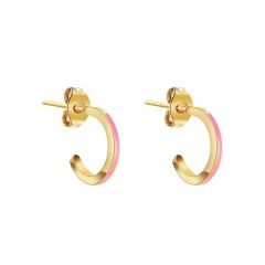 Delicate MultiColor Oil Drop STAINLESS STEEL STUD EARRINGS / Boucle d'oreilles en acier inoxydable