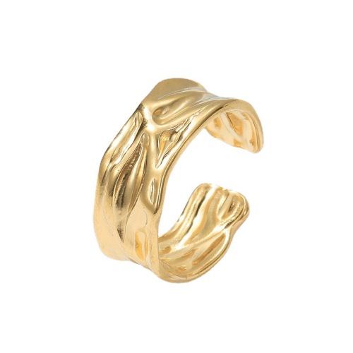 Minimalist Fashion Wholesale Stainless Steel Irregular Geometry Open rings Jewelry
