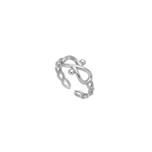 PVD Stainless Steel Jewelry Fashion Knot Open Ring