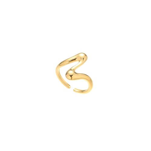 PVD Stainless Steel Jewelry Serpentine Open Ring