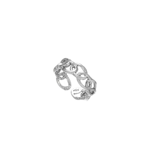 PVD Stainless Steel Jewelry Knot Open Ring
