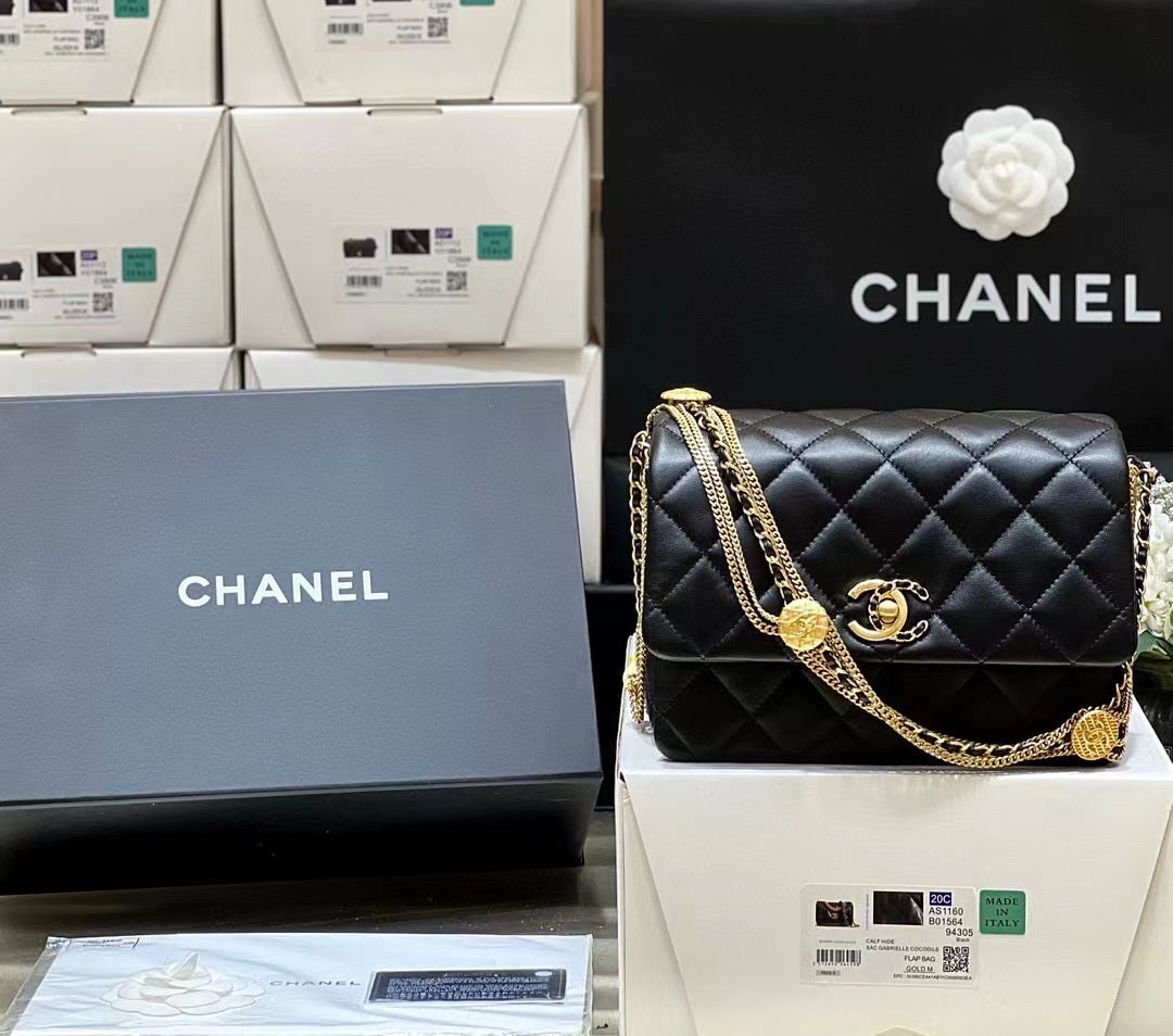 (Cc) Top boutique grade chanel 22A bag