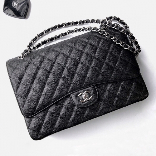 Italy leather boutique grade Chanel Cf maxi