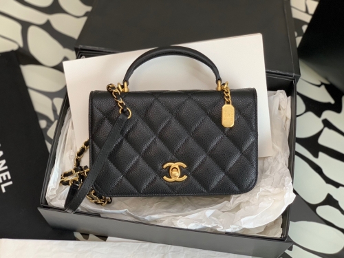 Import leather boutique grade Chanel 23B 