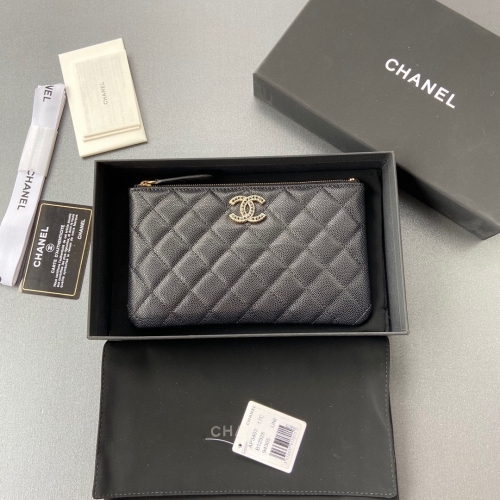 Import leather boutique grade Chanel pouch