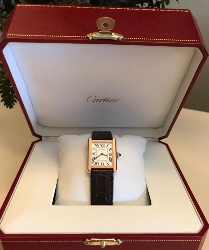[Boutique Grade] Cartier Tank Quartz Watch