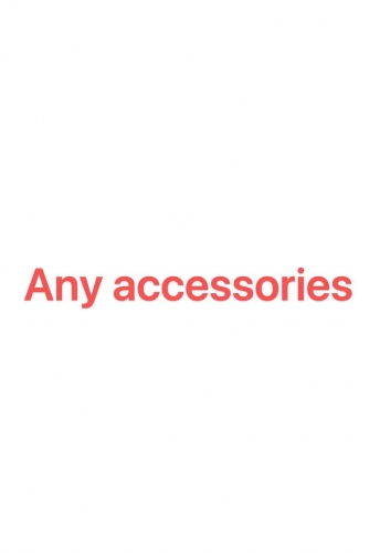 Any accessories $29.9 for 3pcs