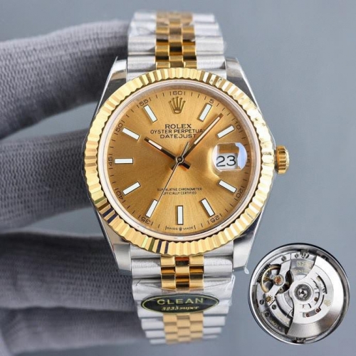 Top Grade ROLEX Date Just 41mm Automatic Mens Watch