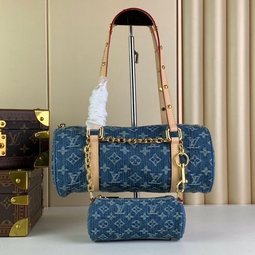 Boutique grade import Lv papillion denim bleu 