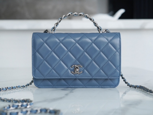 Top grade (cc) chanel 23k diamond handle woc