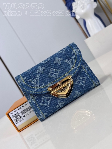 Boutique grade import LV Denim wallet 