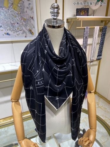 Top grade Chanel square scarf