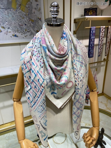 Top grade Chanel square scarf