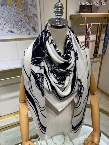 Top grade Hermes cashmere square scarf