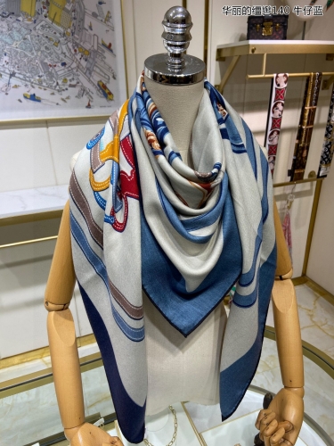 Top grade Hermes cashmere square scarf