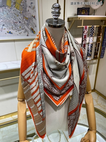 Top grade Hermes cashmere square scarf