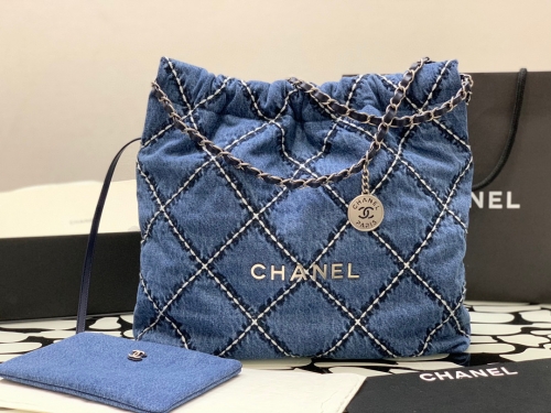 Boutique grade Import Chanel 24p denim