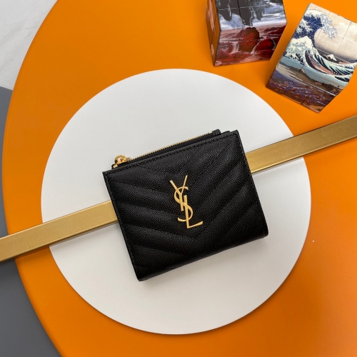 Boutique grade YSL short wallet