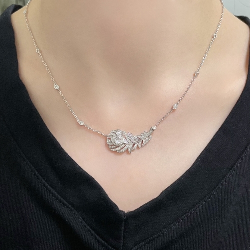 Boucheron feather necklace