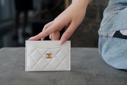 Cc Factory Top grade Chanel card holder