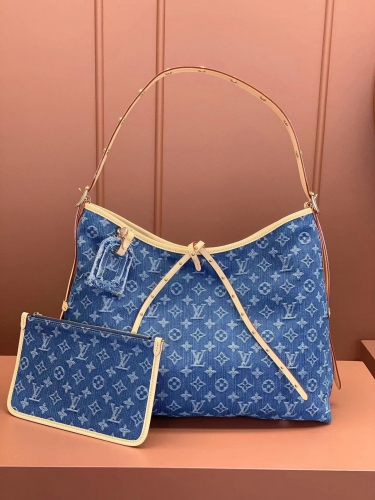 MB top boutique grade LV denim carryall