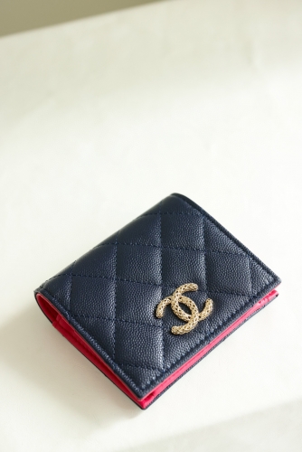 CC factory top boutique grade chanel 23p wallet