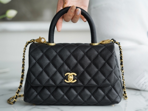 CC factory Top grade Chanel coco handle small