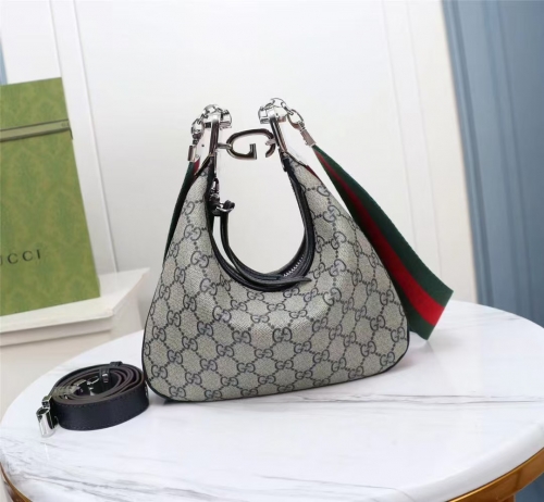 Normal grade(1:1)Gucci Attache Dumpling bag（small）