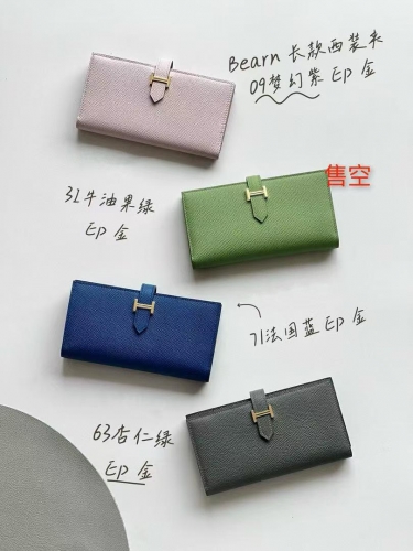 Top grade Hermes long wallet ~ PROMO  全手工