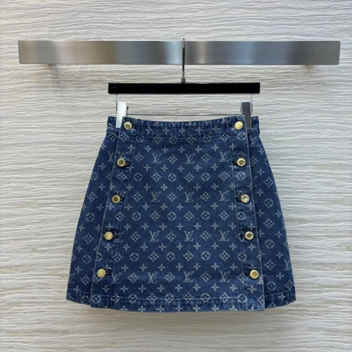 LV denim skirt