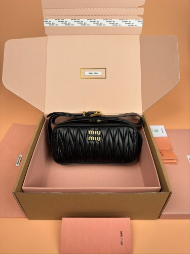 MiuMiu Arcadie Matelasse sling bag