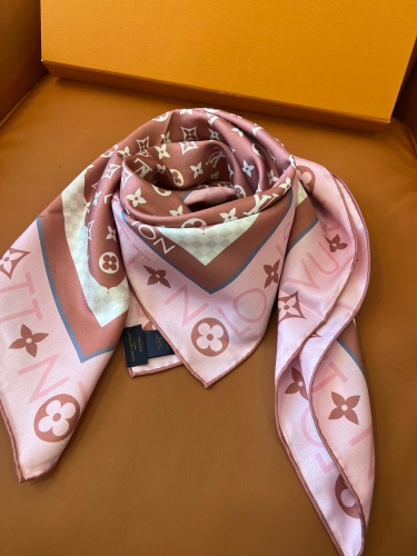 LV square scarf